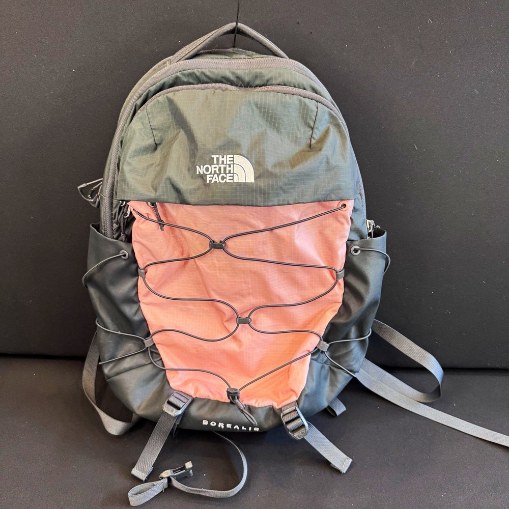 The North Face Women's Borealis Backpack 27L Gray Pink FlexVent NF0A52SI